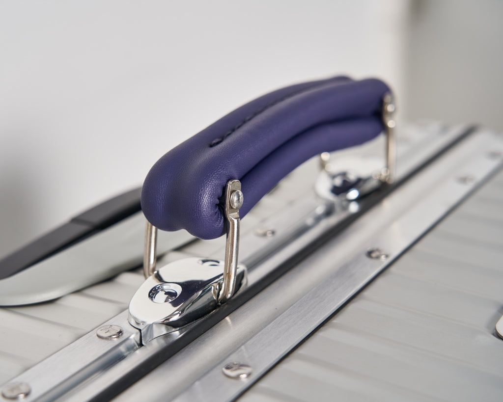 CLASSIC LUGGAGE LEATHER HANDLES | Aluminium Made