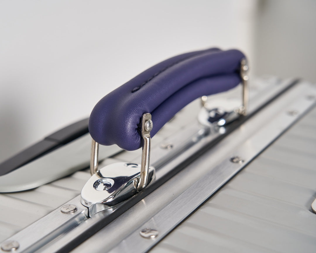 CLASSIC LUGGAGE LEATHER HANDLES | Aluminium Made