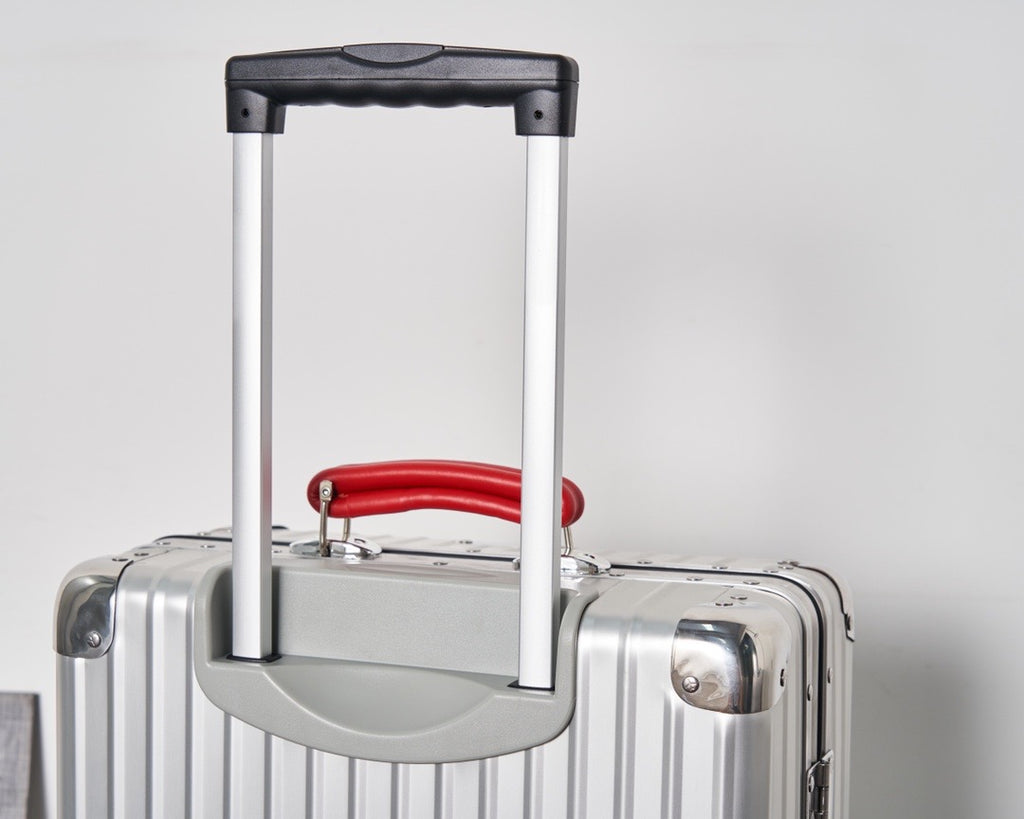 CLASSIC LUGGAGE LEATHER HANDLES | Aluminium Made