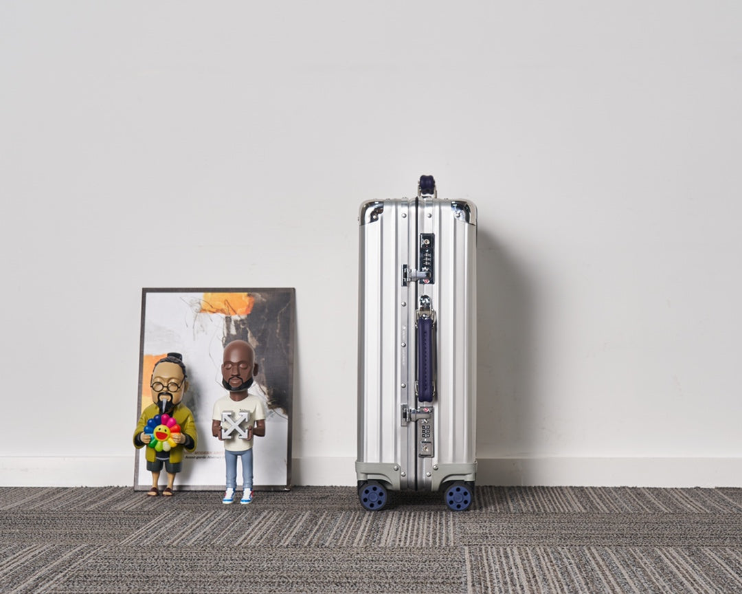 CLASSIC LUGGAGE LEATHER HANDLES | Aluminium Made
