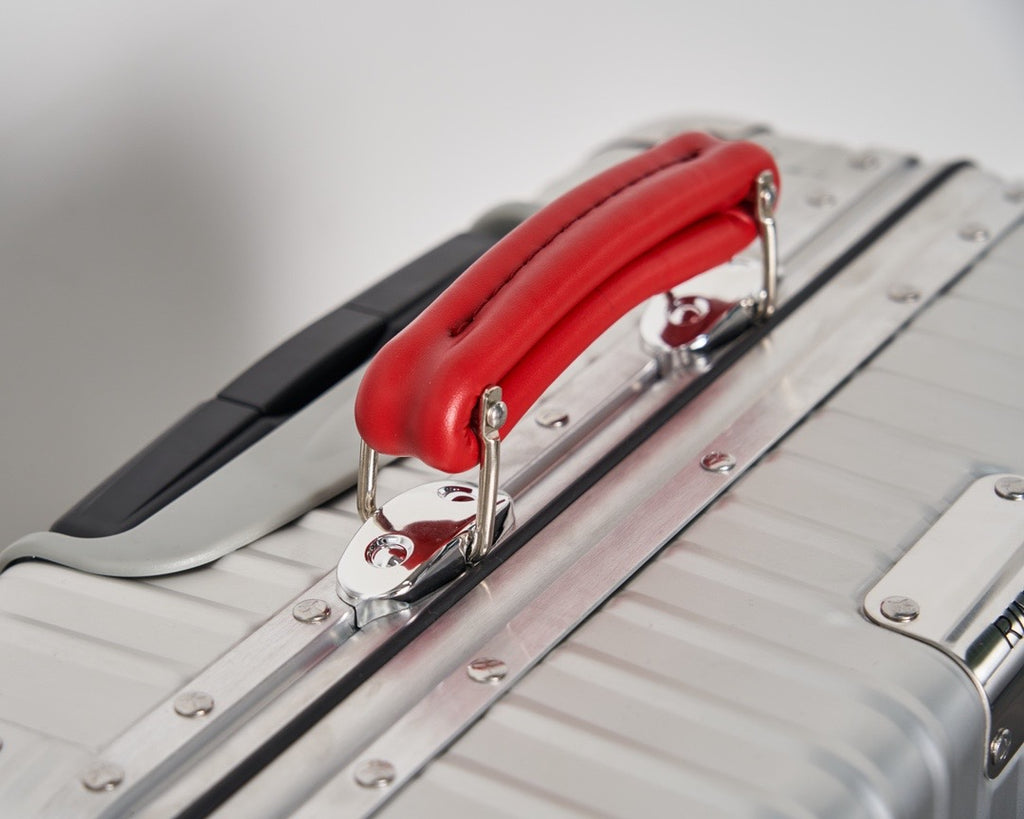 CLASSIC LUGGAGE LEATHER HANDLES | Aluminium Made