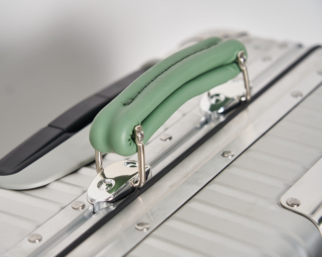 CLASSIC LUGGAGE LEATHER HANDLES | Aluminium Made