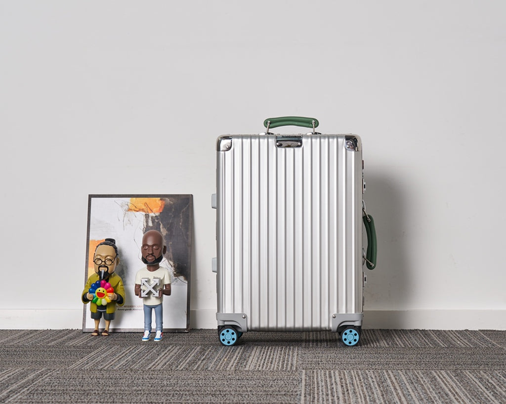 CLASSIC LUGGAGE LEATHER HANDLES | Aluminium Made