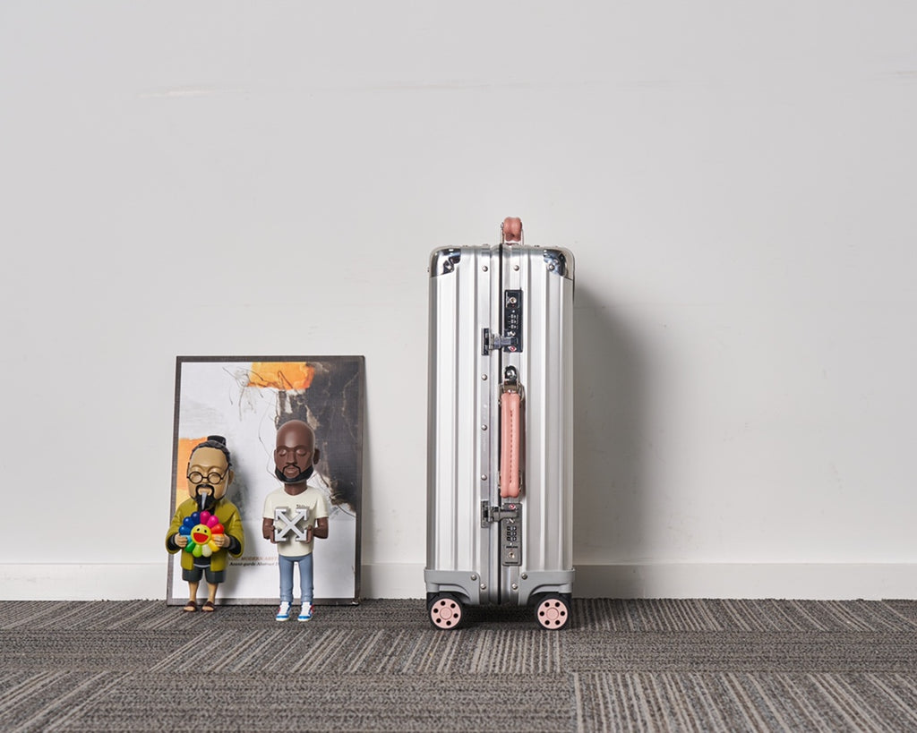 CLASSIC LUGGAGE LEATHER HANDLES | Aluminium Made