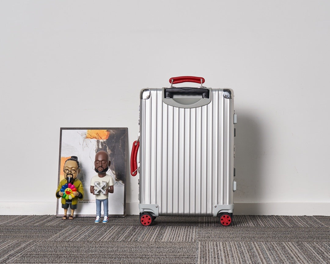 CLASSIC LUGGAGE LEATHER HANDLES | Aluminium Made