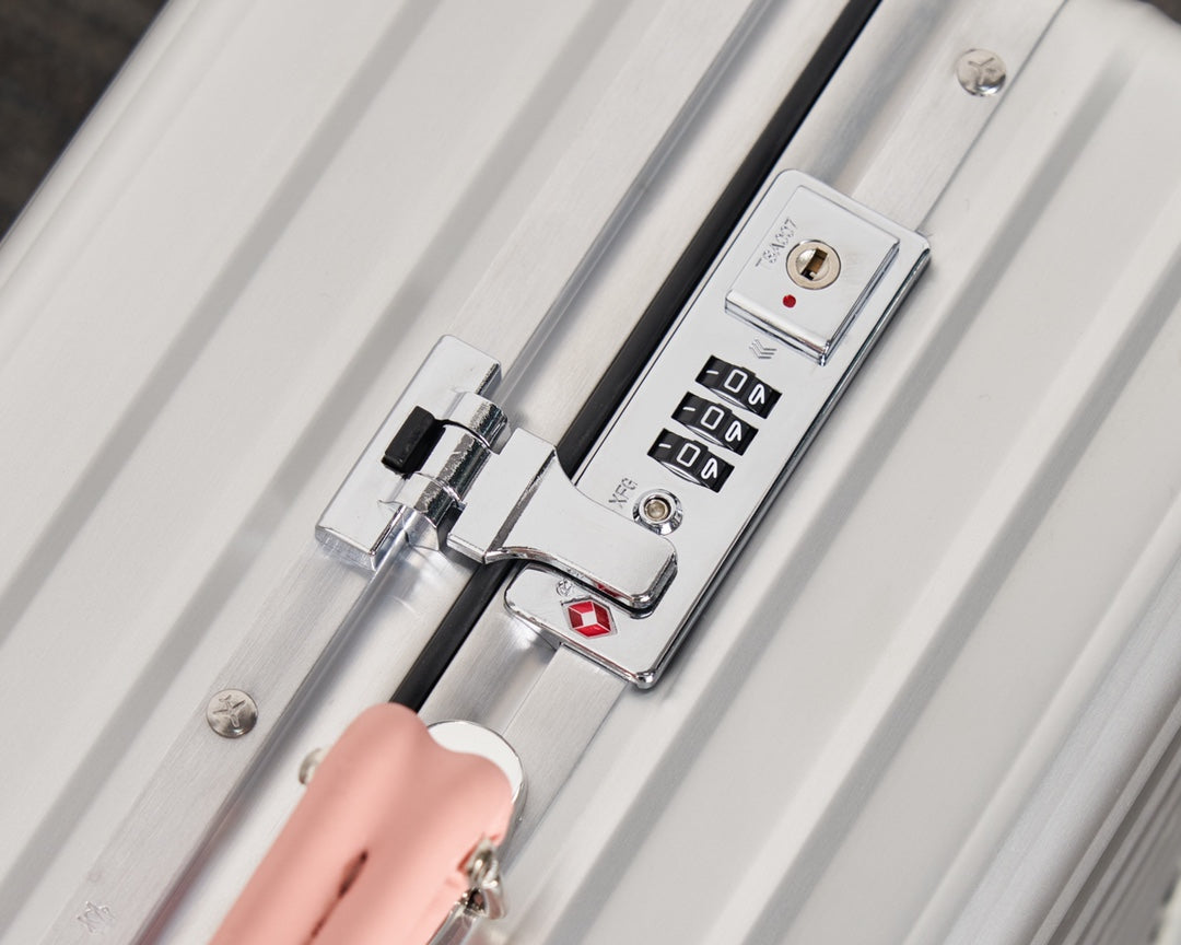 CLASSIC LUGGAGE LEATHER HANDLES | Aluminium Made