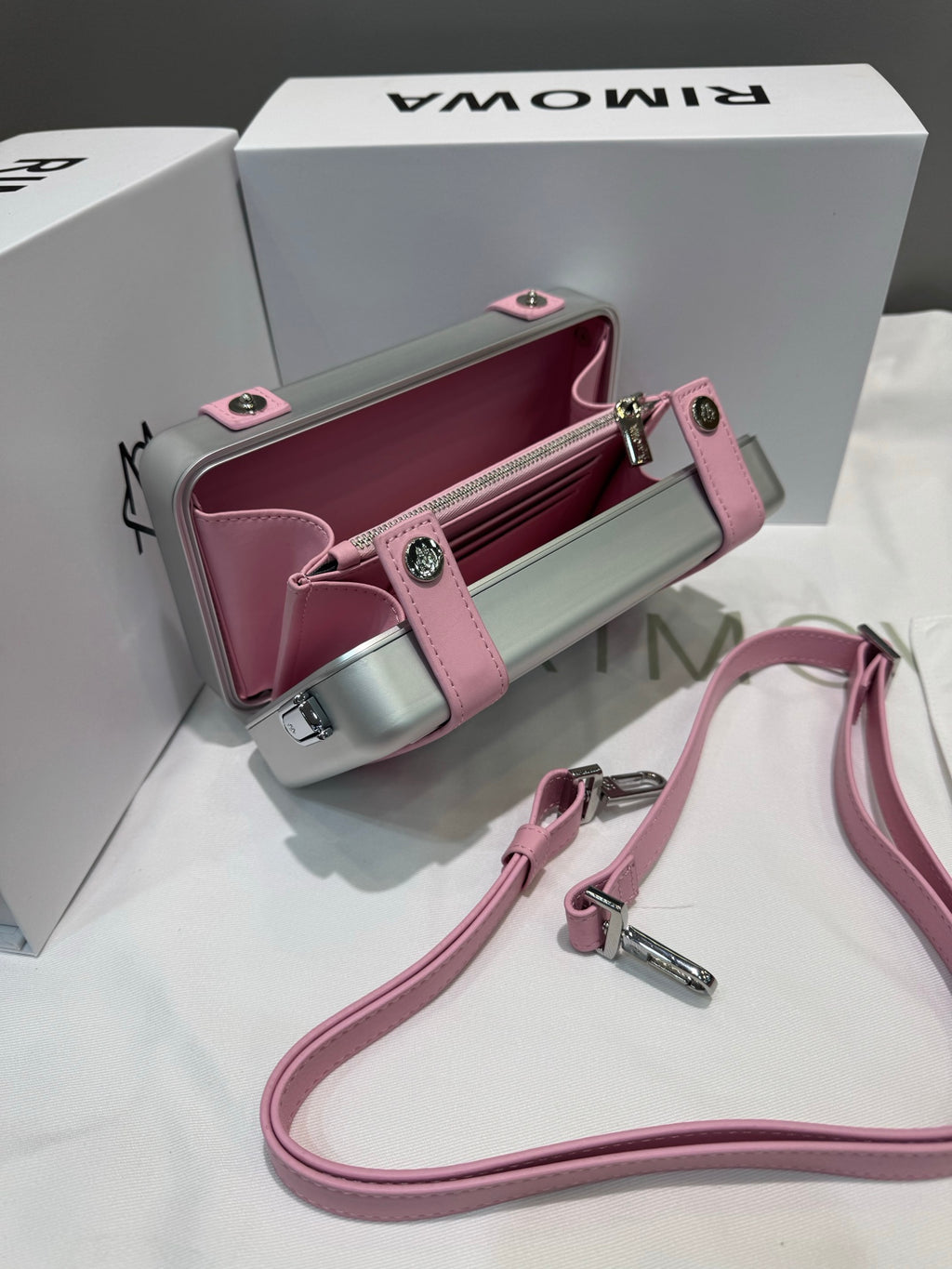 RMW CLASSIC ALUMINIUM CROSS BODY BAG
