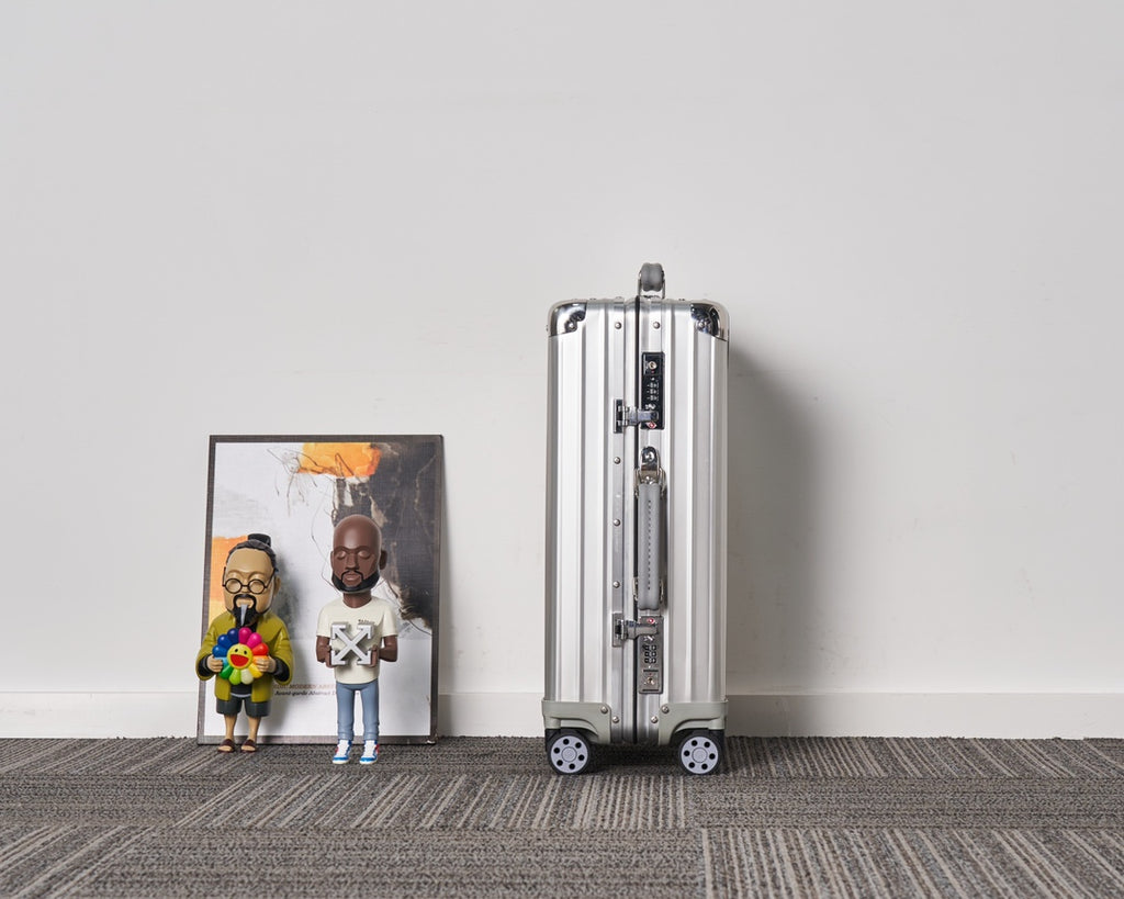 CLASSIC LUGGAGE LEATHER HANDLES | Aluminium Made