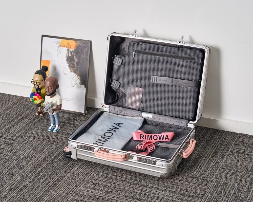 CLASSIC LUGGAGE LEATHER HANDLES | Aluminium Made