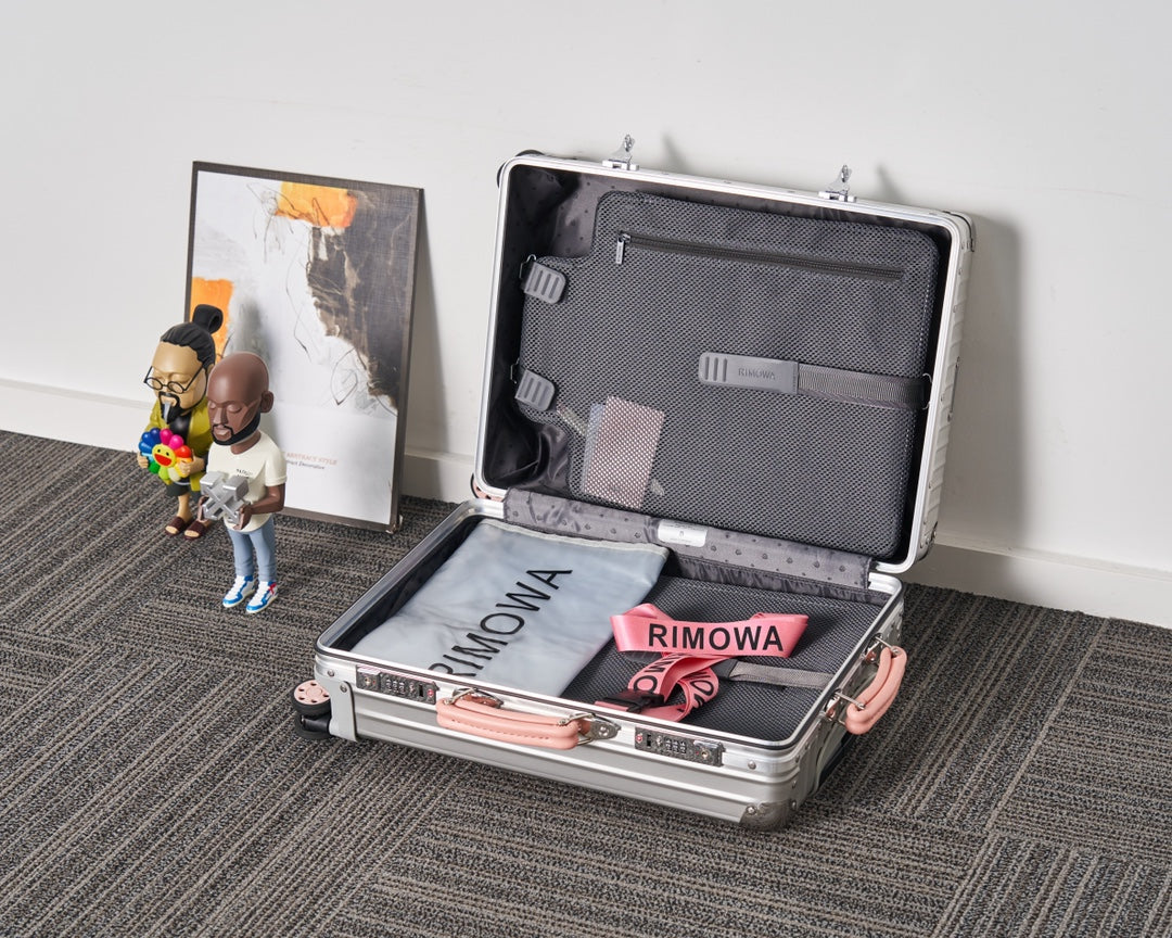 CLASSIC LUGGAGE LEATHER HANDLES | Aluminium Made