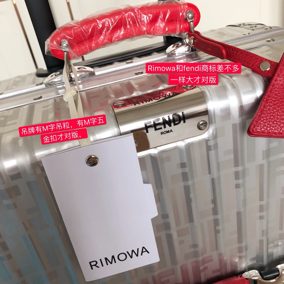 RMW X FENDI COLLABORATION LUGGAGE | Aluminium Made