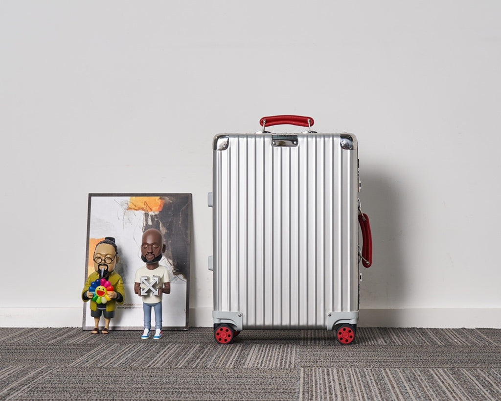 CLASSIC LUGGAGE LEATHER HANDLES | Aluminium Made