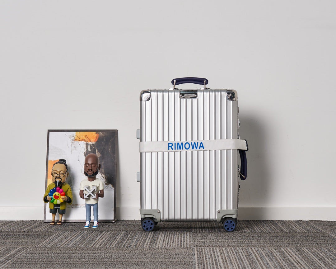 CLASSIC LUGGAGE LEATHER HANDLES | Aluminium Made
