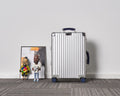 CLASSIC LUGGAGE LEATHER HANDLES | Aluminium Made