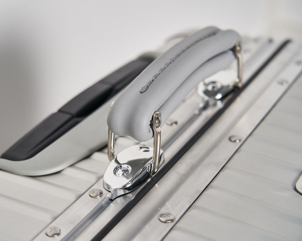 CLASSIC LUGGAGE LEATHER HANDLES | Aluminium Made
