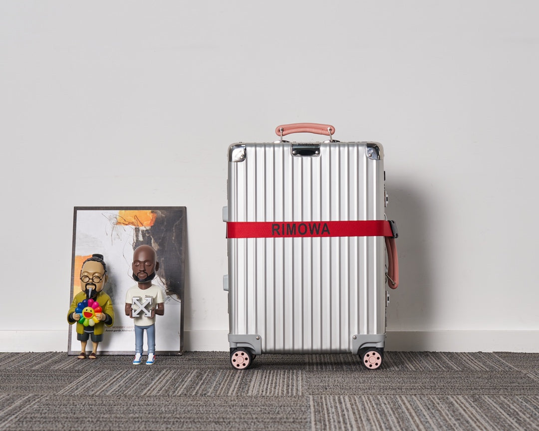 CLASSIC LUGGAGE LEATHER HANDLES | Aluminium Made