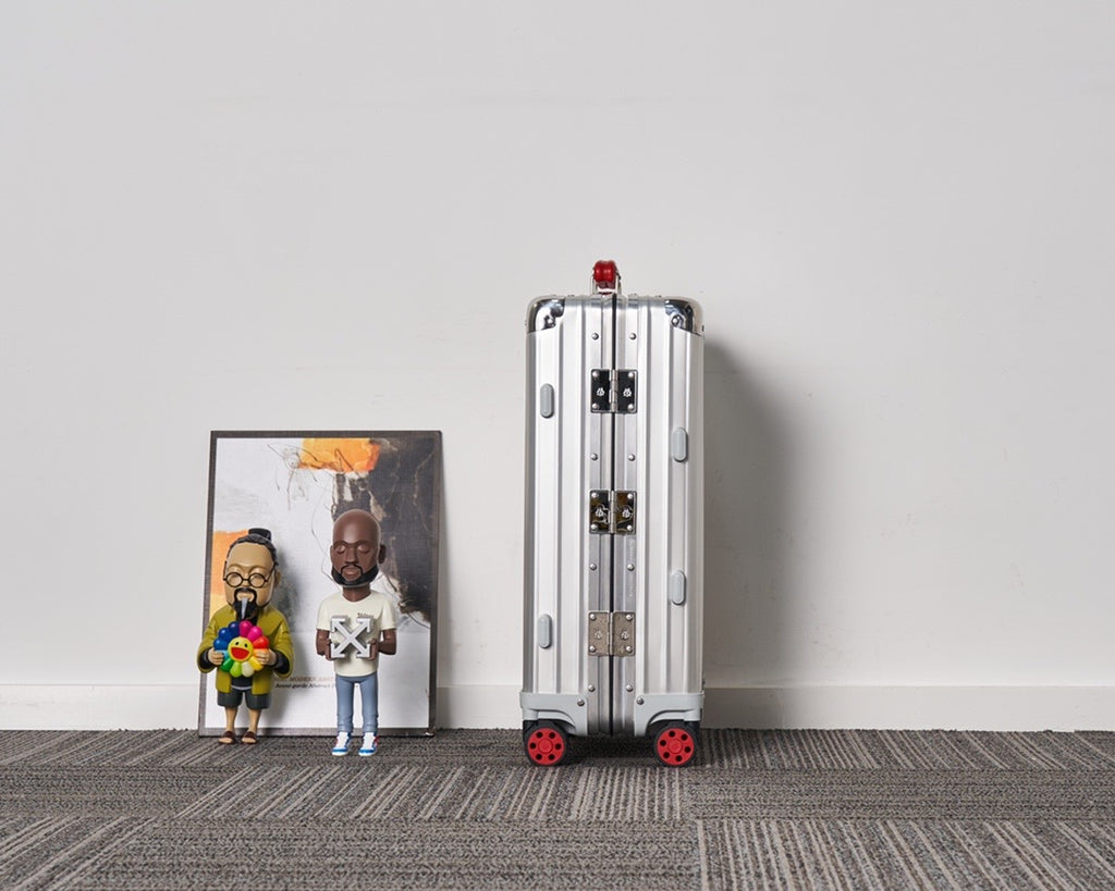 CLASSIC LUGGAGE LEATHER HANDLES | Aluminium Made