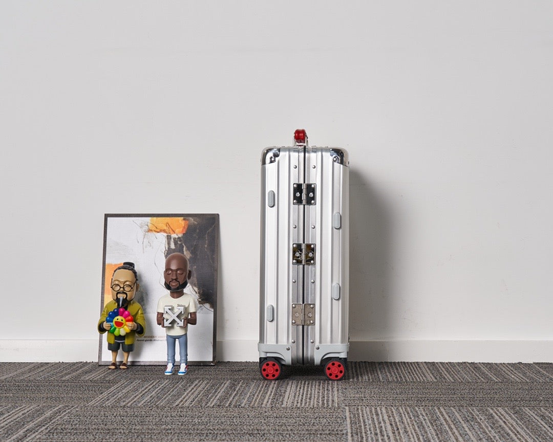 CLASSIC LUGGAGE LEATHER HANDLES | Aluminium Made