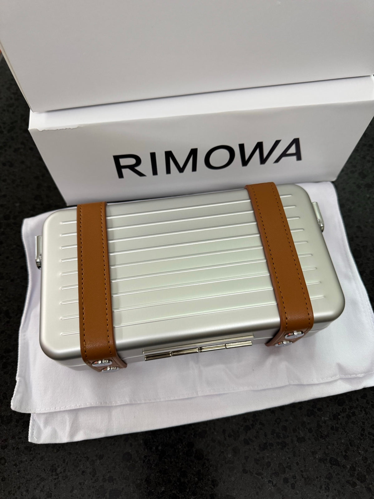 RMW CLASSIC ALUMINIUM CROSS BODY BAG