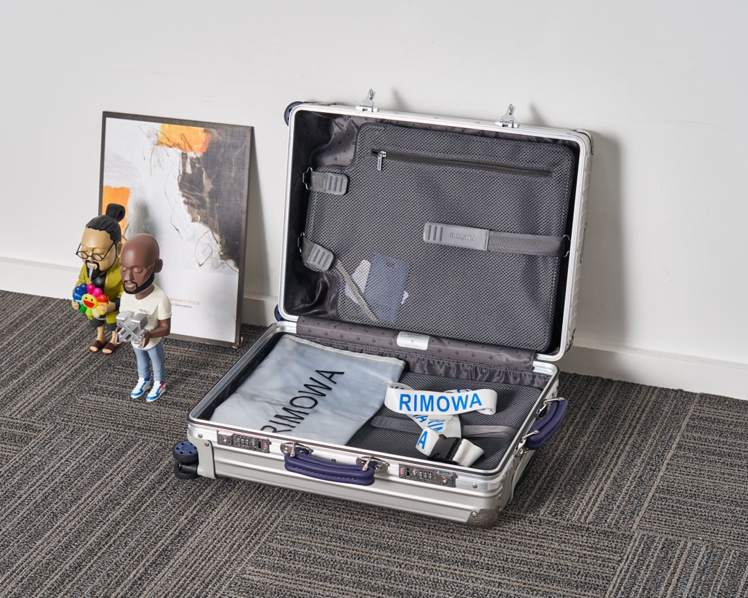 CLASSIC LUGGAGE LEATHER HANDLES | Aluminium Made