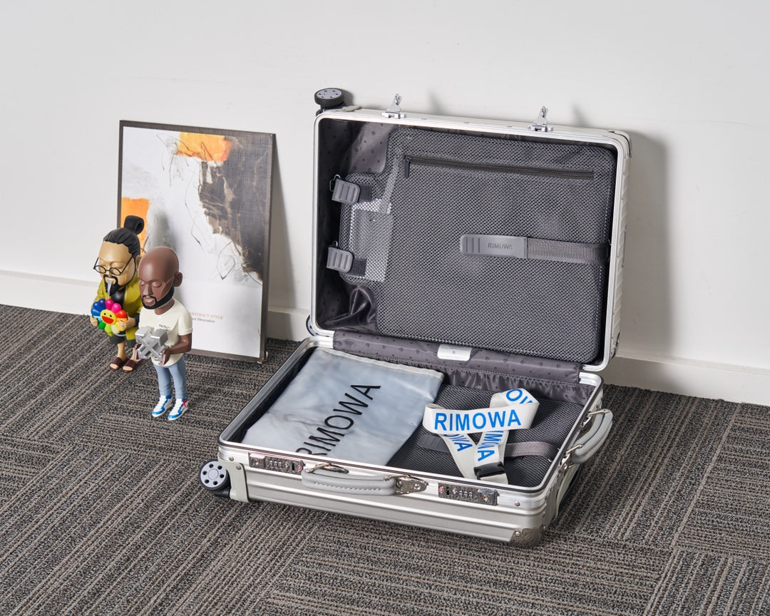 CLASSIC LUGGAGE LEATHER HANDLES | Aluminium Made